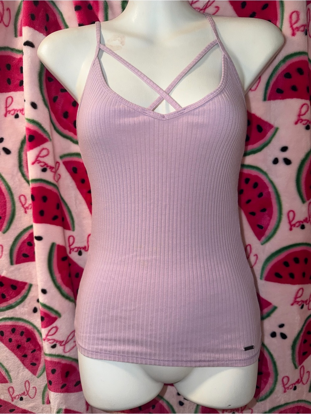 š Hollister Ribbed Crisscross Cami